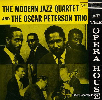 MODERN JAZZ QUARTET AND THE OSCAR PETERSON TRIO, THE at the opera house MV2695