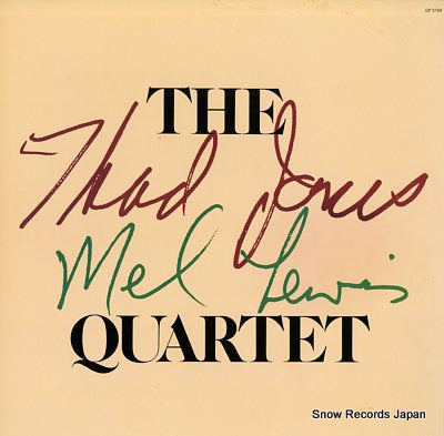 JONES, THAD, AND MEL LEWIS QUARTET, THE the thad jones & mel lewis quartet GP3169