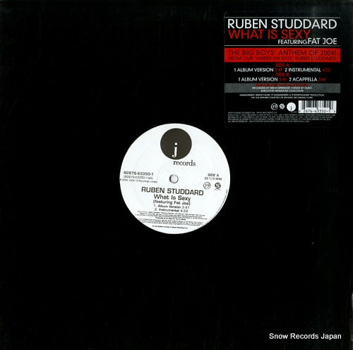STUDDARD, RUBEN, FEATURING FAT JOE what is sexy 82876-63350-1