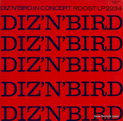 GILLESPIE, DIZZY, AND CHARLIE PARKER diz'n'bird in concert YW-7802-RO