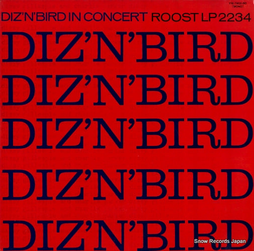 GILLESPIE, DIZZY, AND CHARLIE PARKER diz'n'bird in concert YW-7802-RO