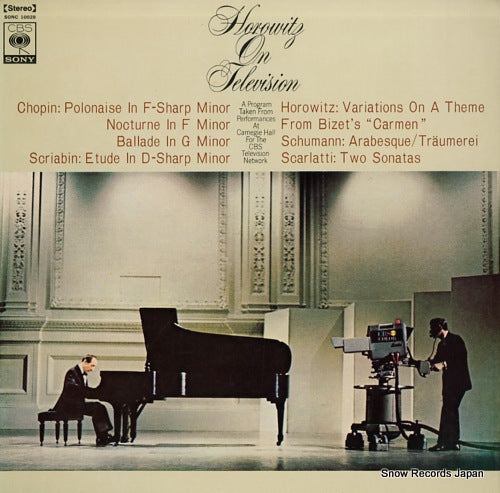 HOROWITZ, VLADIMIR horowitz on television SONC10028