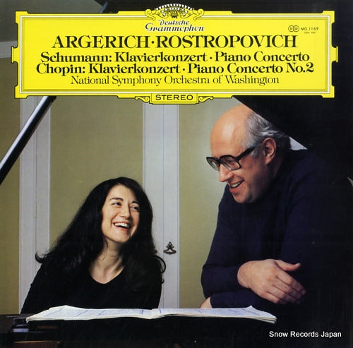 ARGERICH, MARTHA, AND MSTISLAV ROSTROPOVICH schumann; klavierkonzert MG1169
