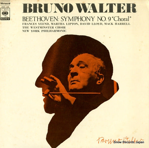 WALTER, BRUNO beethoven; symphony no.9 "choral" SOCF108