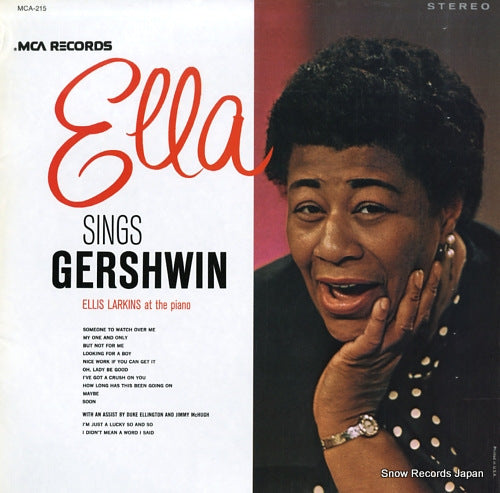 FITZGERALD, ELLA ella sings gershwin MCA-215