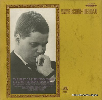 FISCHER-DIESKAU, DIETRICH the best of fischer-dieskau all about german lieder vol.2 AA-7644