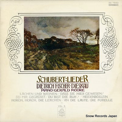 FISCHER-DIESKAU, DIETRICH schubert; lieder (vol.5) AA.7593