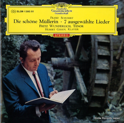 WUNDERLICH, FRITZ schubert; die schone mullerin, 7 ausgewahlte lieder SLGM-1380/81