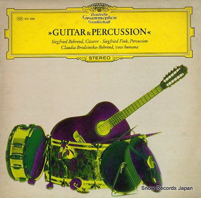 BEHREND, SIEGFRIED guitar & percussion MG2284