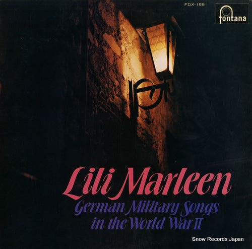 MARLEEN, LILI german military songs in the world war ii FDX-158