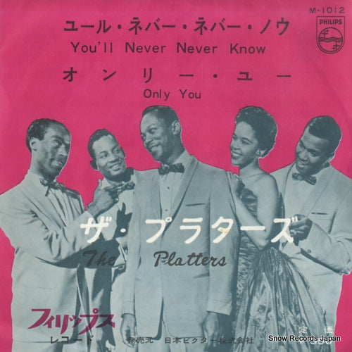 PLATTERS, THE you'll never never know M-1012