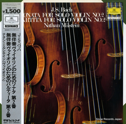 MILSTEIN, NATHAN bach; sonata for solo violin no.2 15MG3025