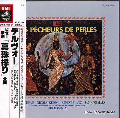 DERVAUX, PIERRE bizet; les pecheurs de perles EAC-57023.24
