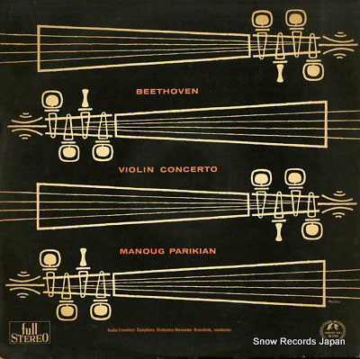 KRANNHALS, ALEXANDER beethoven; violin concerto in d major, op.61 SM-2124