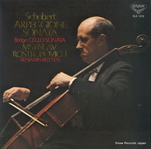 ROSTROPOVICH, MSTISLAV schubert; arpeggione sonata / bridge; cello sonata SLA1015