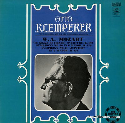 KLEMPERER, OTTO mozart; "le nozze di figaro"overture, k.492 AA.8088