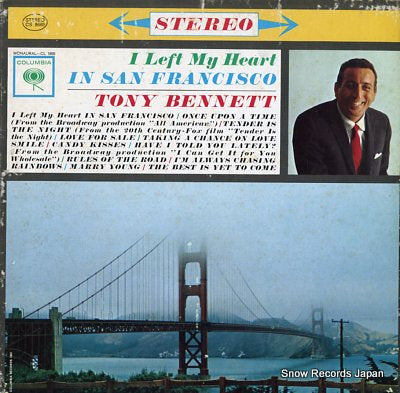 BENNETT, TONY i left my heart in san francisco CS8669