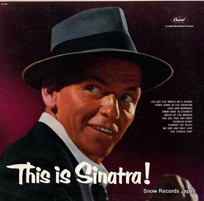 SINATRA, FRANK this is sinatra! M-11883