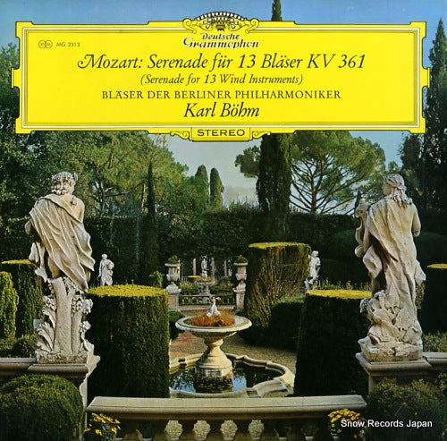 BOHM, KARL mozart; serenade fur 13 blaser kv 361 MG2313