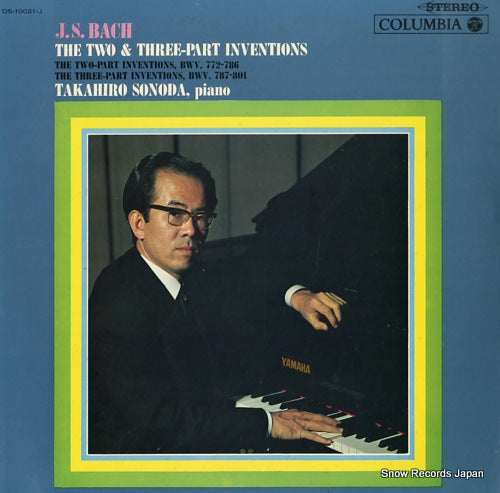 SONODA, TAKAHIRO bach; the two & three-part inventions OS-10021-J