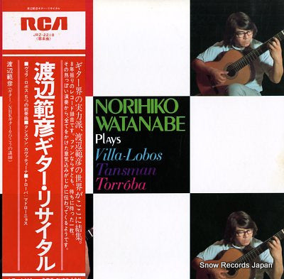 WATANABE, NORIHIKO plays villa-lobos tansman torroba JRZ-2218