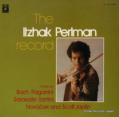 PERLMAN, ITZHAK the itzhak perlman record EAC-1003