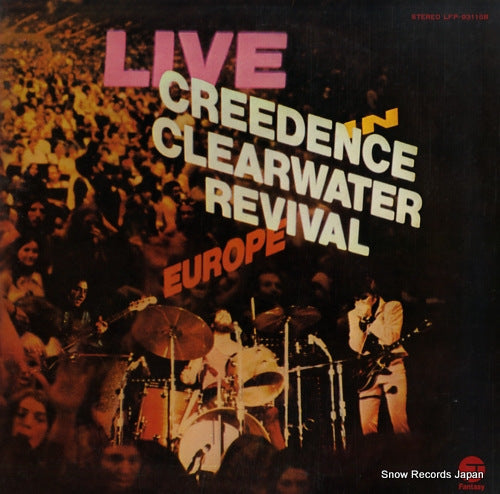 CREEDENCE CLEARWATER REVIVAL live in europe LFP-93115B