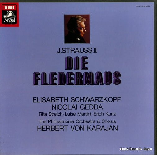 KARAJAN, HERBERT VON strauss; die fledermaus EAC-47279.80