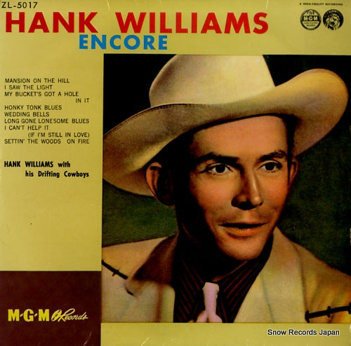 WILLIAMS, HANK encore ZL-5017