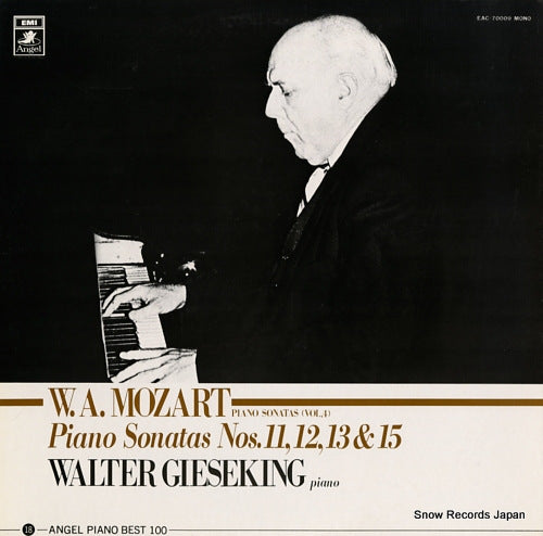GIESEKING, WALTER mozart; piano sonatas (vol.4)  EAC-70009