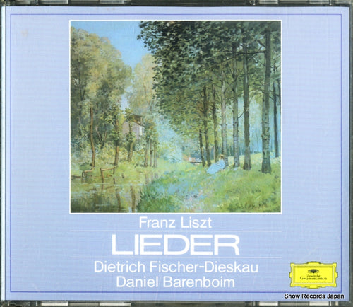 FISCHER-DIESKAU / BARENBOIM liszt;lieder POCG-9084