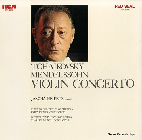 HEIFETZ, JASCHA tchaikovsky / mendelssohn; violin concerto SRA-2070