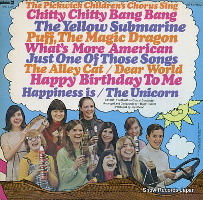 PICKWICK CHILDREN'S CHORUS, THE chitty chitty bang bang and other fun songs of today SPC3179