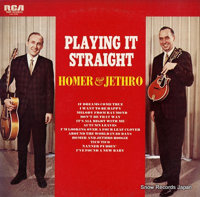 HOMER AND JETHRO playing it straight RMP-5038(S)