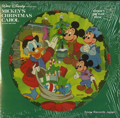 SOUNDTRACK mickey's christmas carol in story and song DISNEYLAND3109