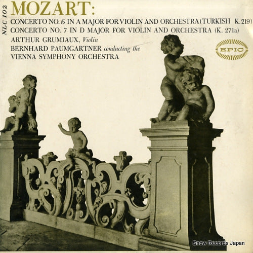 GRUMIAUX ARTUR mozart; concerto no.5 & no.7 NLC102