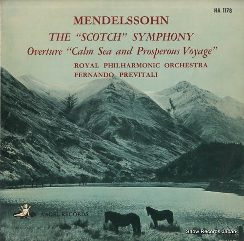 PREVITALI, FERNANDO mendelssohn; the scotch symphony HA1178