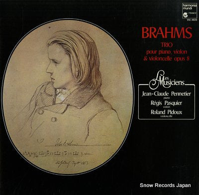 LES MUSICIENS brahms; trio pour piano, violon & violoncelle opus 8 VIC-4523