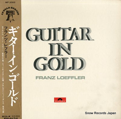 LOEFFLER, FRANZ guitar in gold MP2062
