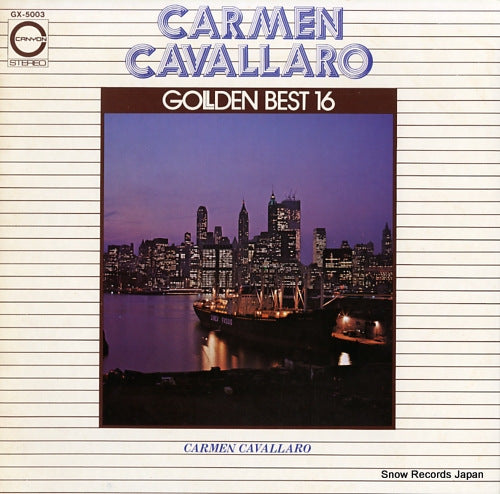 CAVALLARO, CARMEN golden best 16 GX-5003