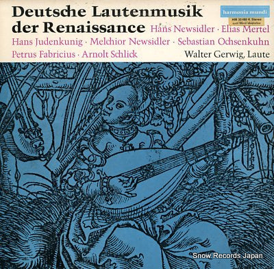 GERWIG, WALTER deutsche lautenmusik der renaissance HM30460