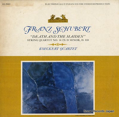 KOECKERT QUARTET schubert; death and the maiden HS25003