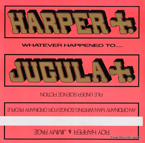 HARPER, ROY, AND JIMMY PAGE whatever happened to jugula? VIL-6177
