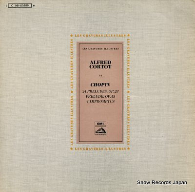 CORTOT, ALFRED chopin; 24 preludes op.28 2C061-00889M