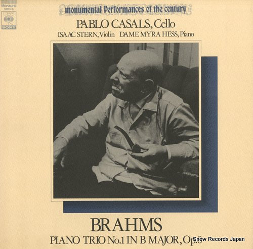 CASALS, PABLO brahms; piano trio no.1 op.8 SOCU8
