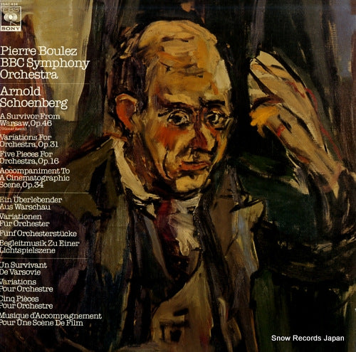 BOULEZ, PIERRE schonberg; a survivor from warsaw 25AC434