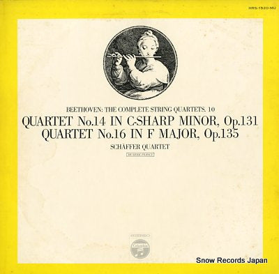 SCHAFFER QUARTET beethoven; the complete string quartets.10 HRS-1520-MU