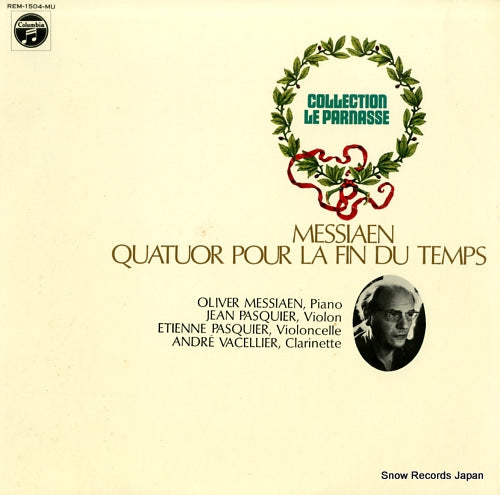 MESSIAEN, OLIVER messiaen; quatuor pour la fin du temps REM-1504-MU