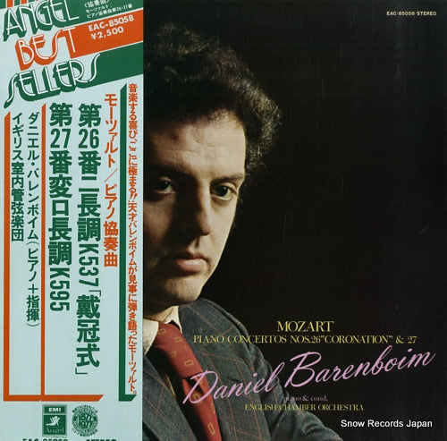 BARENBOIM, DANIEL mozart; piano concertos nos.26 coronation & 27 EAC-85058