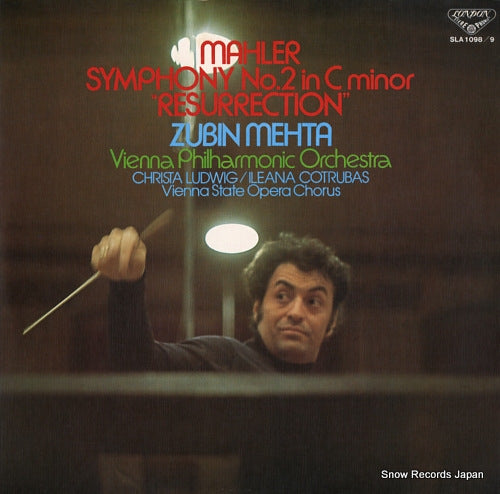 MEHTA, ZUBIN mahler; symphony no.2 in c minor "resurrection" SLA1098